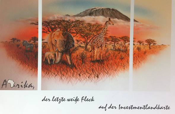 Investment-Landkarte Afrika