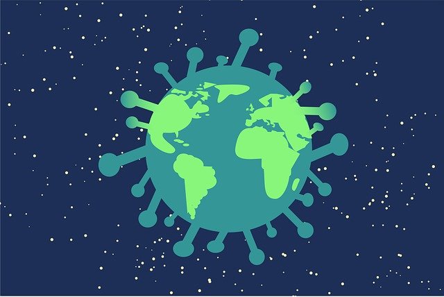 Globe as coronavirus